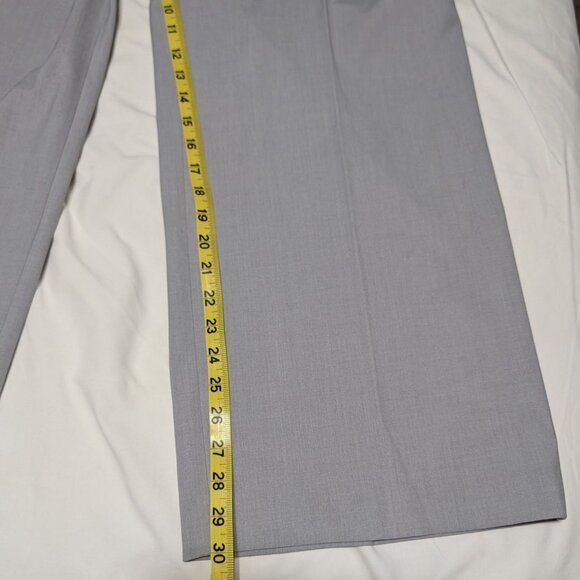 Jones New York Womens Modern Fit Stretch Pants 20W Light Gray Slim Thru Thigh - Picture 9 of 12
